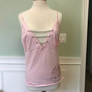 Sexy Key West pink ladies motorcycle top
